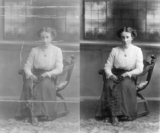 Before and After Restoration Images